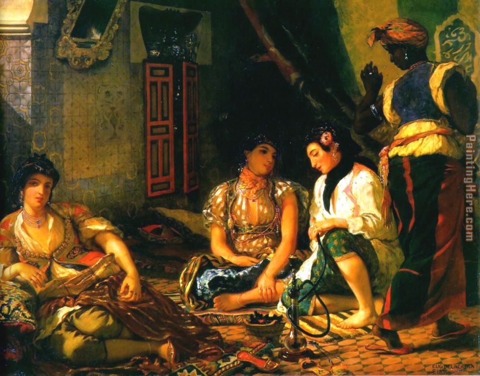 Eugene Delacroix Women of Algiers in their Apartment